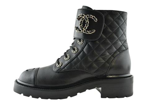 leather chanel - chanel leather boots.